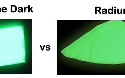 Phosphorus Glow in the Dark vs Radium Glow in the Dark
