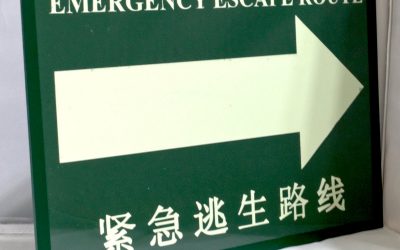 Custom Made Glow in the Dark Signage
