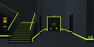 Glow in the Dark Staircase Aluminum Nosing