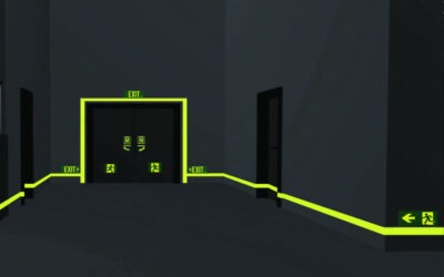 Using Glow in the Dark Products as secondary Emergency Lighting