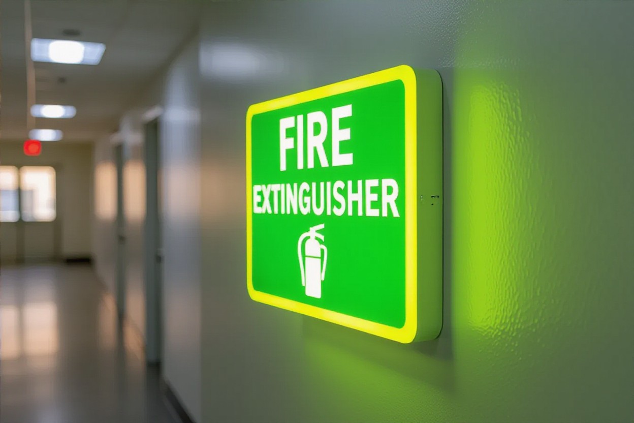 Glow-in-the-Dark Emergency Signage