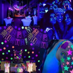 Colorful birthday party with decorations.