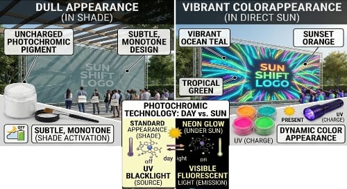 Sunlight Reactive Outdoor Decor