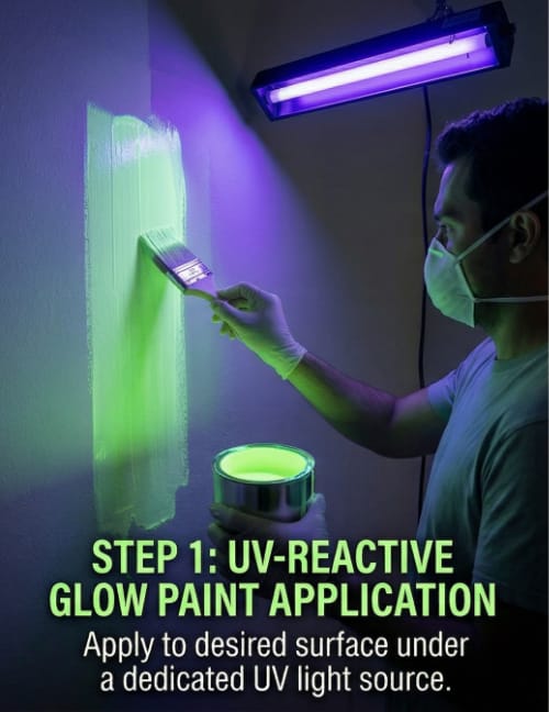 Glow in the Dark Paint How to Use 1
