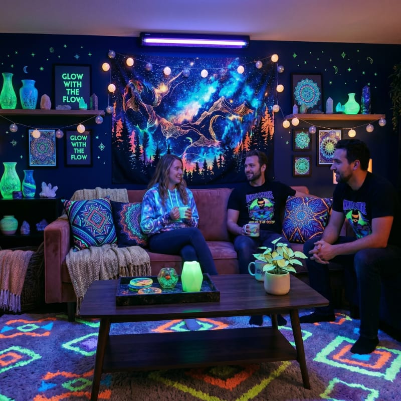 Home, Interior & Lifestyle Glow & Reactive Decor