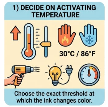 How to Use Thermochromic Pigment Step 1 How to Use Thermochromic Pigment Step 1