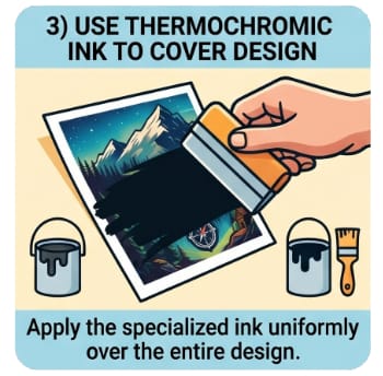 How to Use Thermochromic Pigment Step 3 How to Use Thermochromic Pigment Step 3