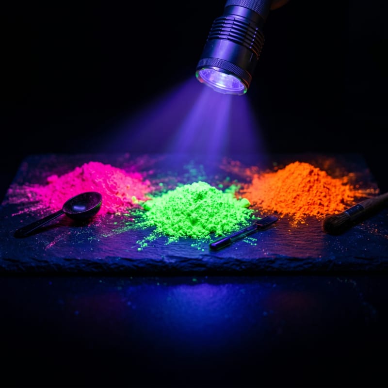 UV Fluorescent Pigments That Pop Under Blacklight
