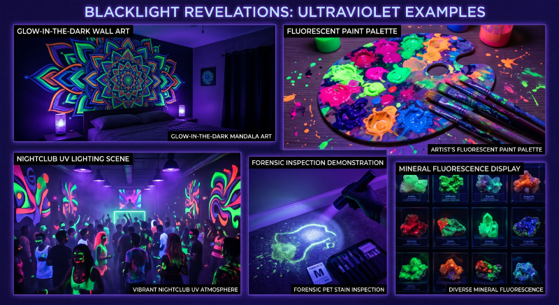 Common Uses for UV Black Lights