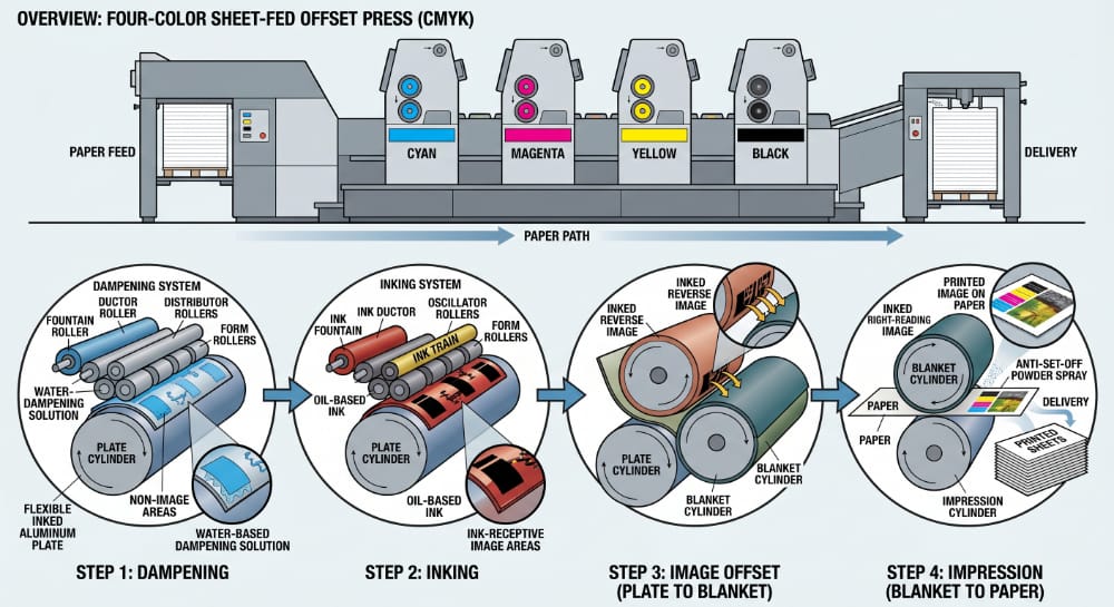 Offset printing method