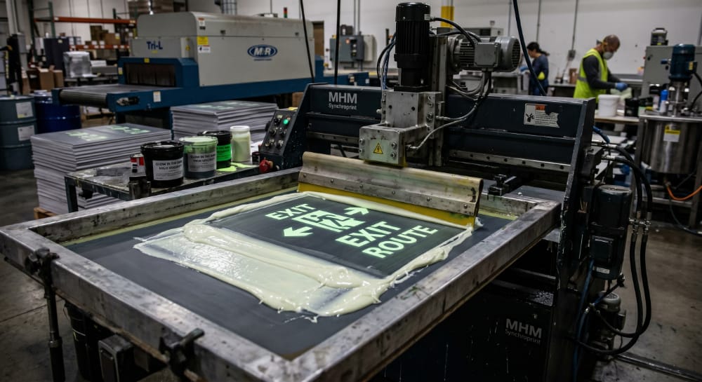 Silk Screen Printing process