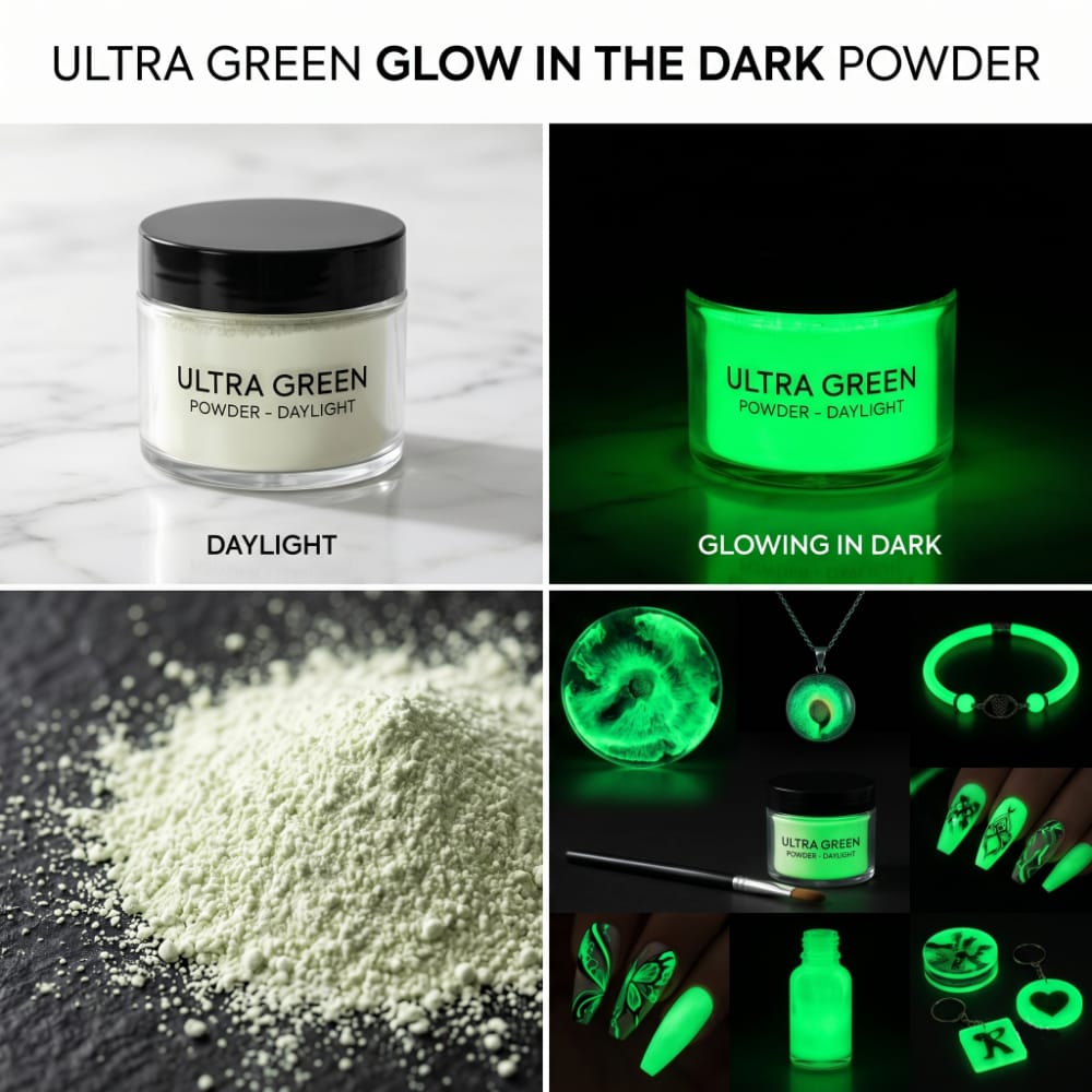 Ultra Green Glow Powder Featured