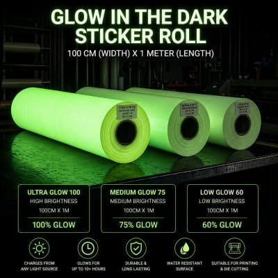 Glow in the Dark Sticker Roll