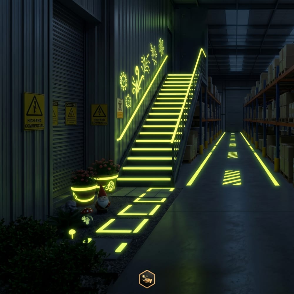 Glow in the dark spray paint Applications Glows