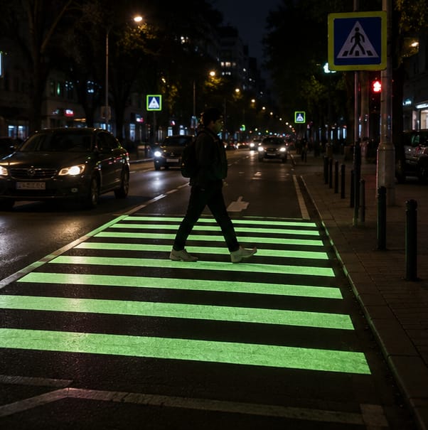 Glow Pedestrian Crossings Glow Pedestrian Crossings