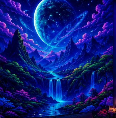 Glow Wall Murals