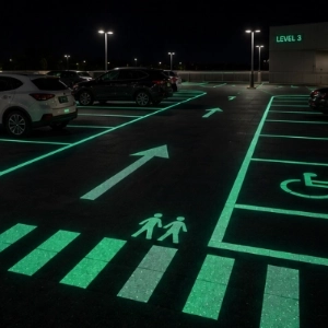 Glow in the Dark Road Markings