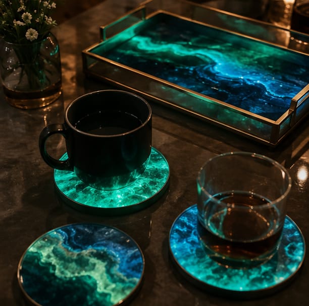 Resin Coasters & Home Décor
