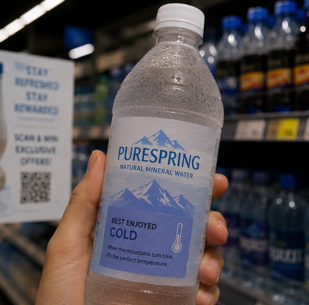 Temperature Reveal Beverage Packaging