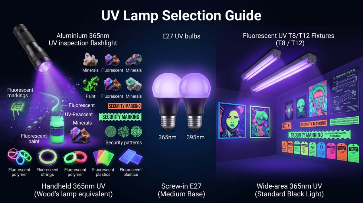 UV Lamp Selection Guide Banner