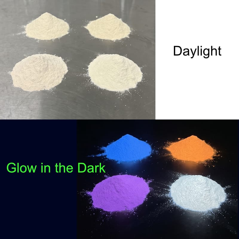 Glow Powder White to Color