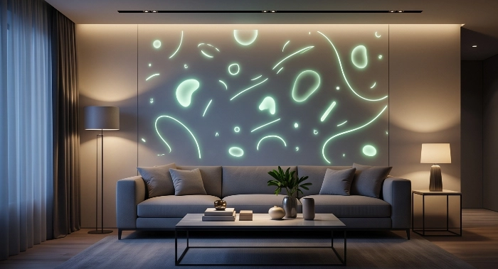 Feature Glow Wall