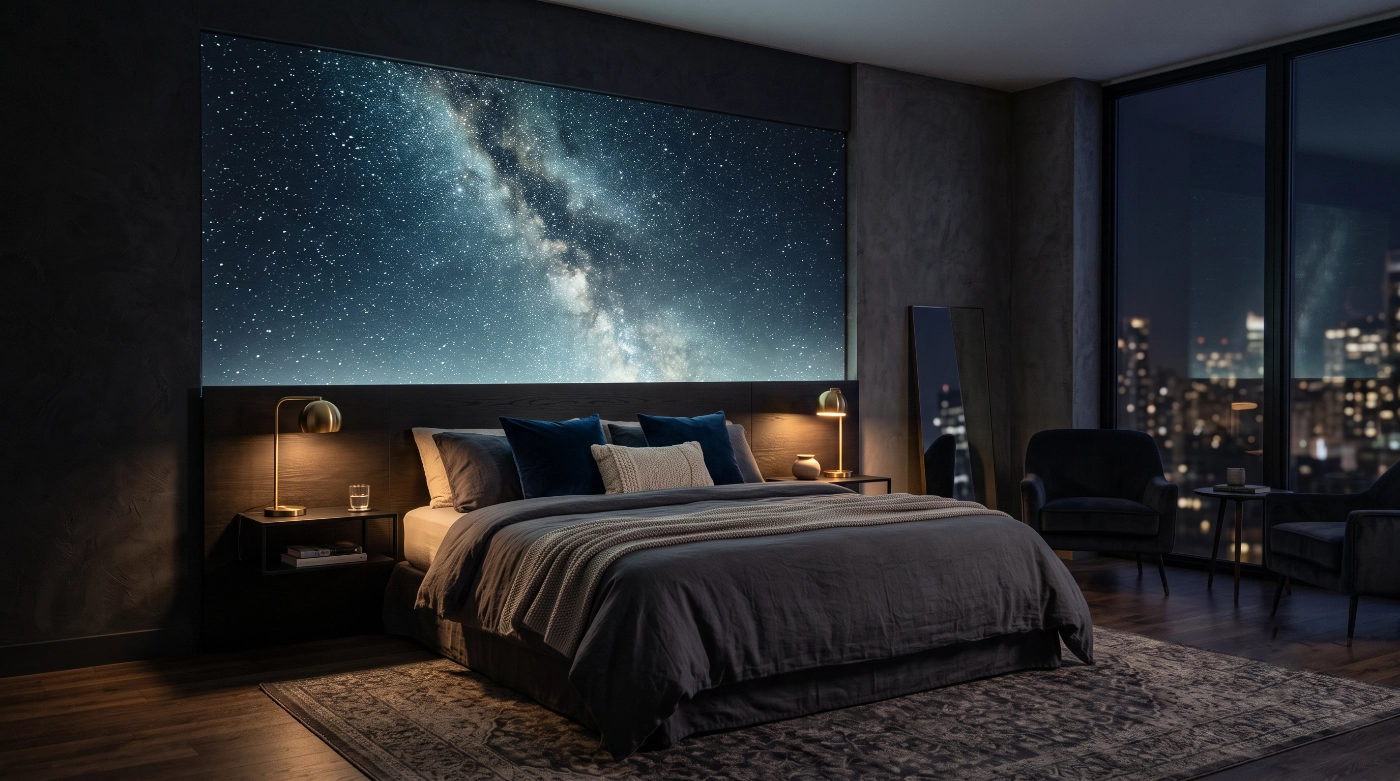 Glow in the dark wall